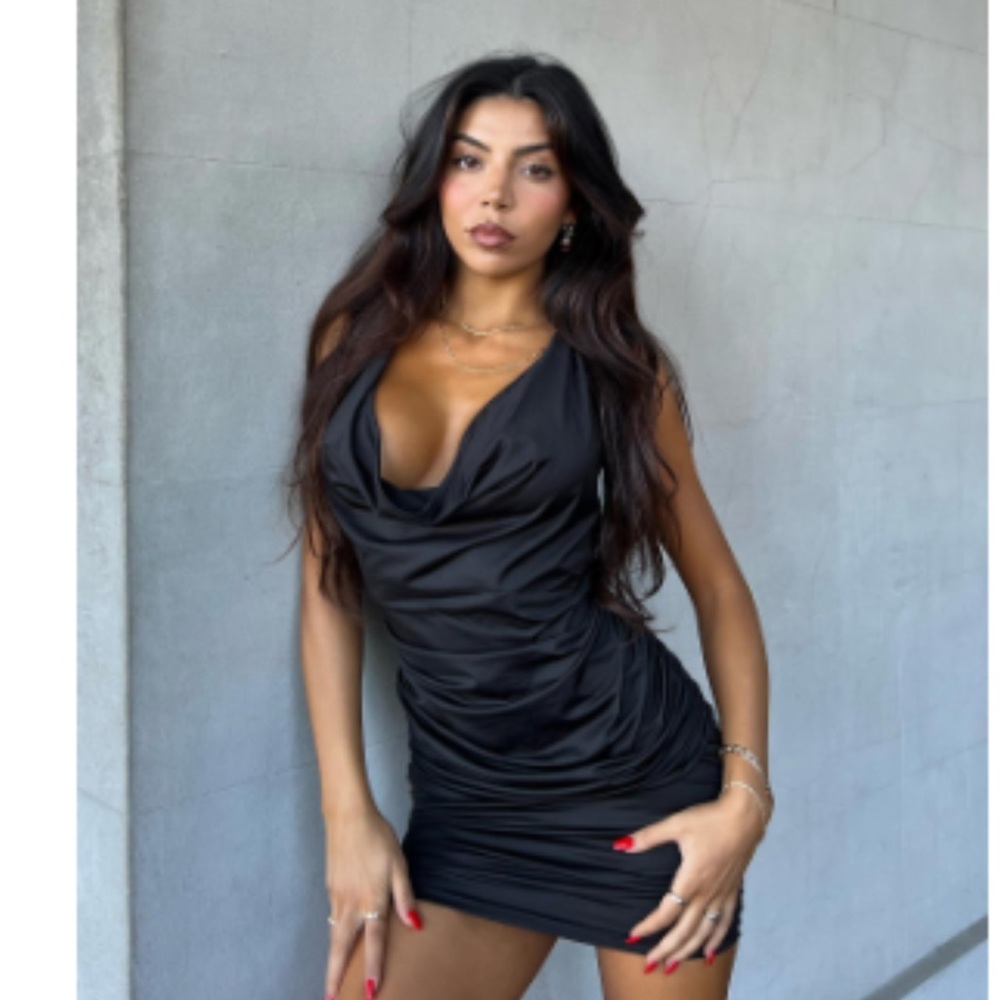 Princess Polly Zoeva Mini Dress Black
